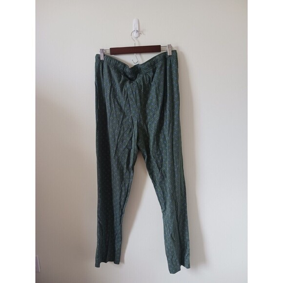 Stafford Mens Pajama 2 Piece Sleep Set Cotton Blend Elastic Waist Size L - Picture 8 of 8